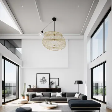 commercial interior space,modern minimalism style,sunny